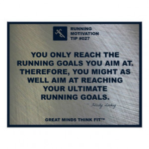 Running Motivation Tip #027 Posters