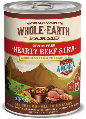 Home > Dog Food > Whole Earth Farms Grain Free Hearty Beef Stew - 12 ...