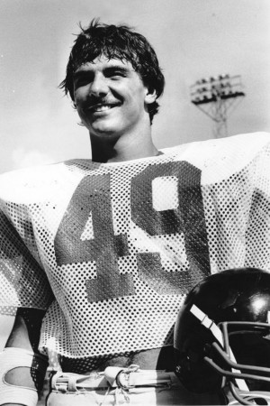 Urban Meyer as a football player at Cincinnati