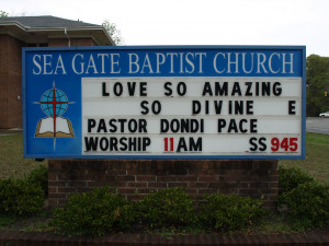 Cute Church Sign Sayings