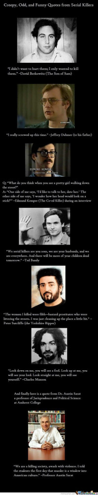 Serial Killer Quotes.