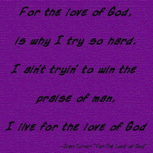 For the Love of God- Josh Turner featuring Ricky Skaggs