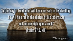 Psalm 27:5 Bible Quotes