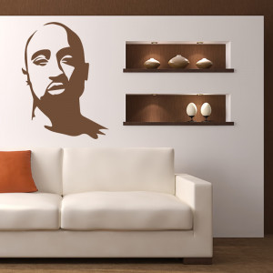 tupac wall decal art rapper wall stickers