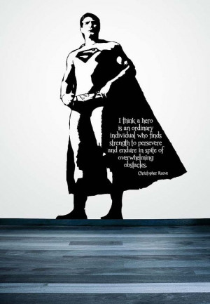 Superman, Superhero, Super, Man, Hero, Justice League, Quote, Decal ...
