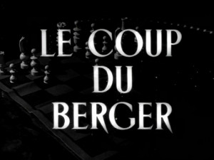 Jacques Rivette – Le coup du berger aka Fool’s Mate (1956)