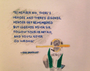 The Sandlot Quote Drawing