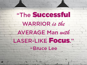 Quote of the Week: Get Laser Focused