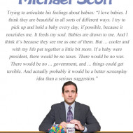Michael Scott Quote – The Office – Babies