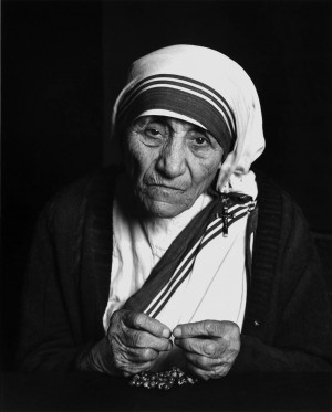 yousuf karsh mother teresa 1988 at the residence of the archbishop of ...