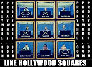 HollyWood Squares PWR Picture