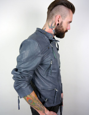 leather biker jacket black by horace a soft leather biker jacket by