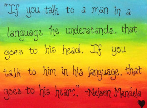 Nelson Mandela Quote on Canvas