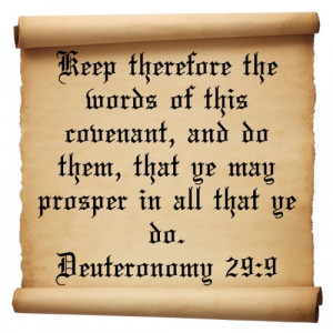 ... images | bible verses of encouragement and prosperity Deuteronomy 29:9