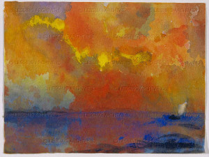 nolde watercolor pictures picture on paper really right nolde ...