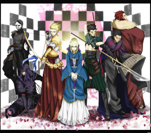 Fate/Zero Heroes - Fate/Zero Wallpaper (1700x1500)