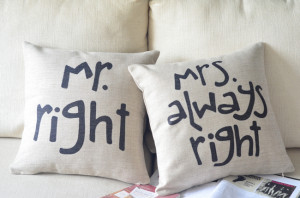 Free-Shipping-LINEN-MR-RIGHT-MRS-ALWAYS-RIGHT-Decorative-Cushion-Cover ...
