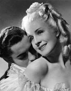 Norma Shearer and Tyrone Power in 