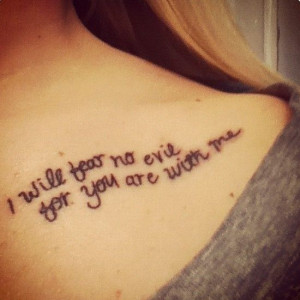 Inspirational Bible Verses Tattoos