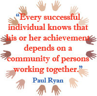 Appreciation at Work Image is a quote value of working together