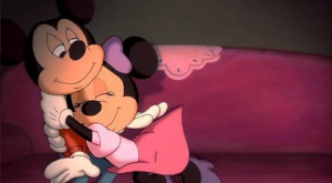 cartoon, cute, disney, hug, love, mickey, mickey & minnie, mickey and ...