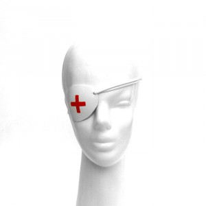 White Leather Eye Patch Elle Driver Kill Bill by LMEmasks on Etsy, $14 ...