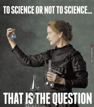 To science or...
