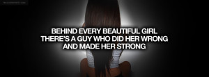 Behind Every Beautiful Girl Quote Picture