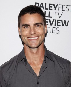 Colin Egglesfield and Jackson Hurst