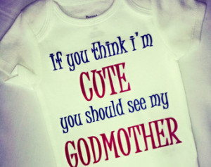 Godmother Onesies, Funny Boy Onesie , Godmother Outfit, Baby Boy ...