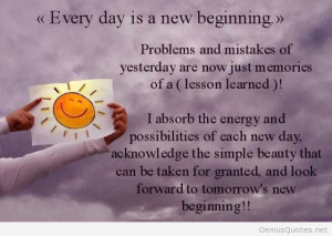 Students day new beginning quote