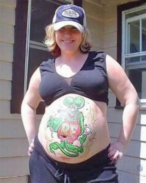 les photos les plus étranges de femmes enceintes