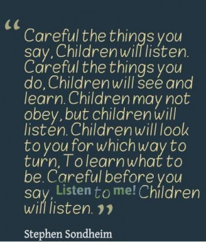 Children will listen