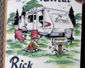 Travel trailers signs, camping sign s, rv signs, personalized ...
