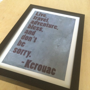 Jack Kerouac typograph Quote - 