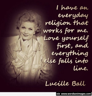 Lucille ball quotes