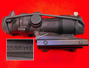 ... scopes for U.S. Marines that have Bible passages engraved on them