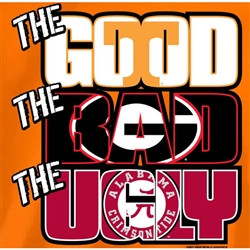 Tennessee Vols Football T-Shirts - The Good The Bad The Ugly - Orange