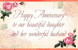 Free anniversary cards fo daughter and son in law