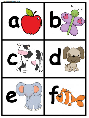 Vowels and Consonants Letters