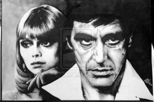Go Back > Gallery For > Scarface Portrait Drawing