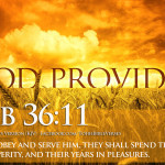 Bible Verses For Prosperity Job 36:11 HD Wallpaper