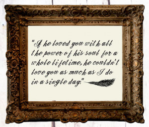Wuthering Heights: Love Quote // Gifts for her // Unique Valentine's ...