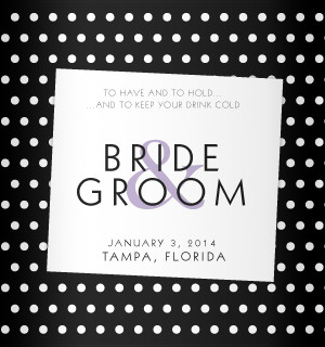 Wedding Color Ideas and Spooky Sayings for your Wedding Koozies This ...
