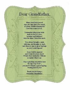Grandfather from Bride Poem Card Great by EmbroiderybyMelissa, $2.99 ...