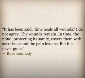 Time does not heal all wounds