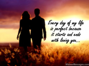Romantic quote from wife to husband