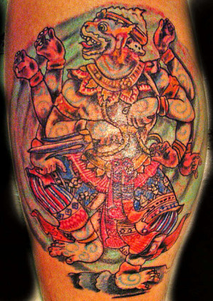 Ax Muay Thai Kickboxing Forum Hanuman Tattoos picture