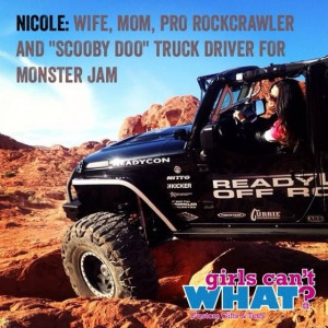 Love this photo from monster truck driver Nicole. That looks like a ...