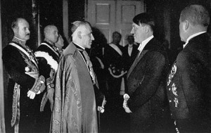 Pío XII con Adolf Hitler